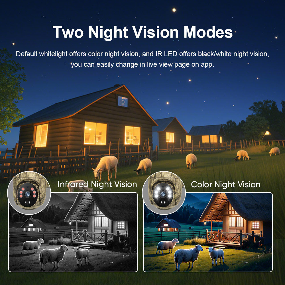 LS VISION 2K Solar Security Ca - Outdoor Hunting Camera Wifi recension och pris
