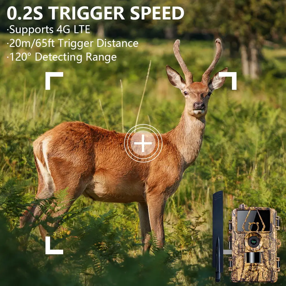 1Pcs HD8K Infrared Camera For  - Outdoor Hunting Camera Wifi recension och pris