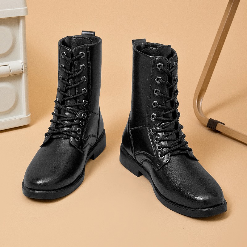 High-top Leather Boots Outdoor - Outdoor Hunting Boots For Men recension och pris