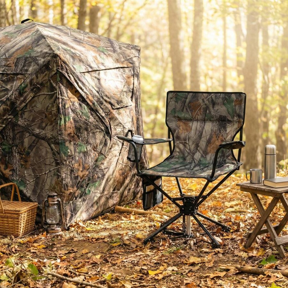 360 Degree Swivel Hunting Chai - Hunting And Fishing Outdoor Chairs recension och pris
