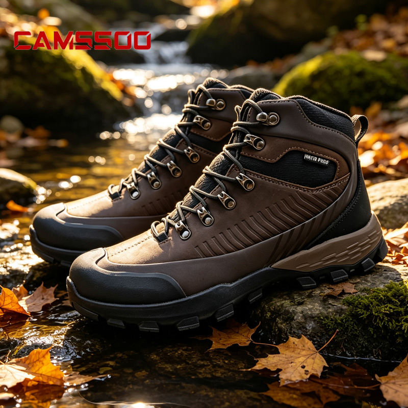 CAMSSOO cowhide hiking Shoes M - Outdoor Hunting Boots For Men recension och pris