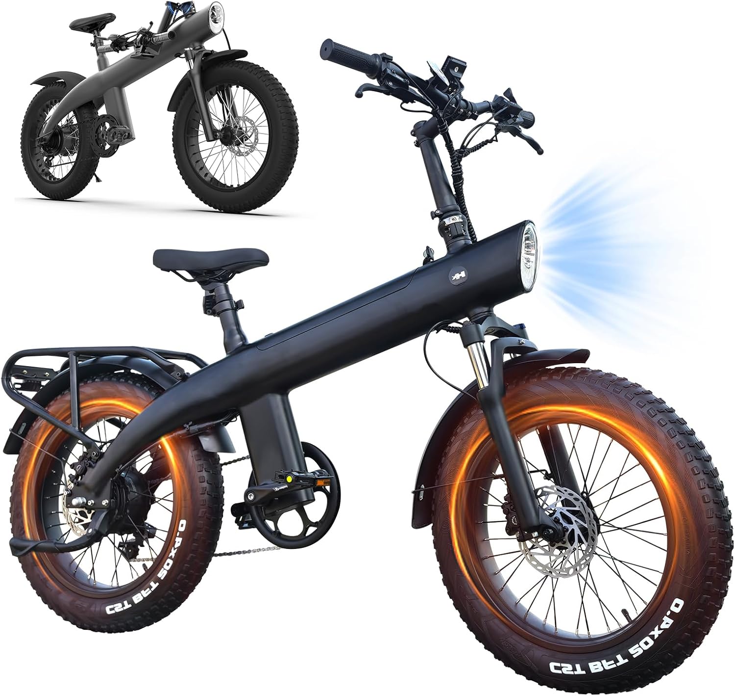 KIXIN New Fully Electric Foldi - Outdoor Hunting Electric Bike recension och pris