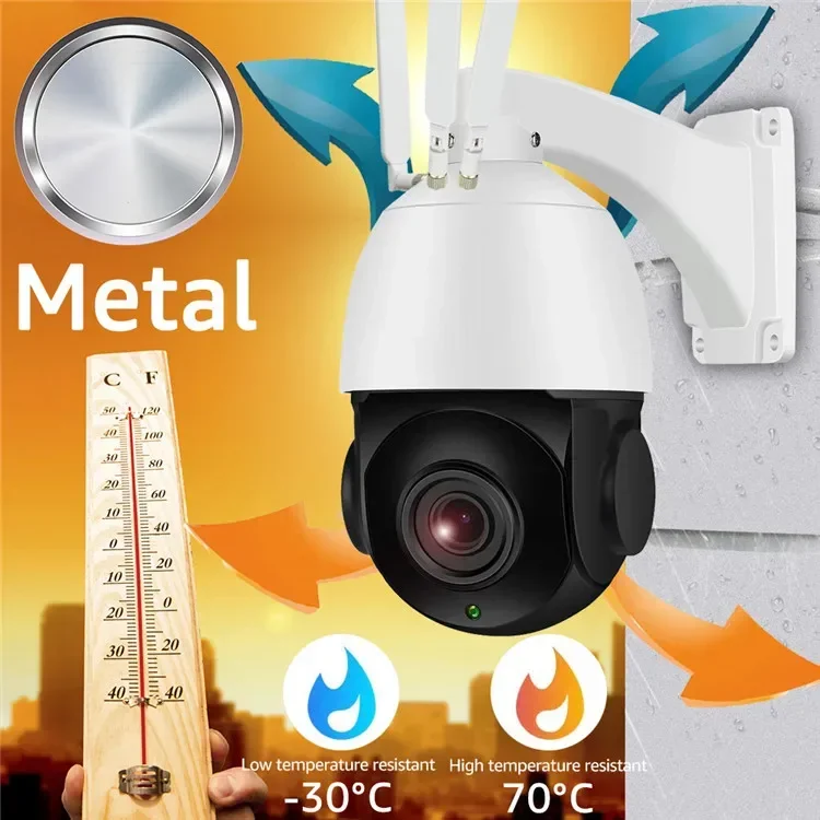 5MP Wireless 30X Zoom PTZ 1080 - Outdoor Hunting Camera Wifi recension och pris