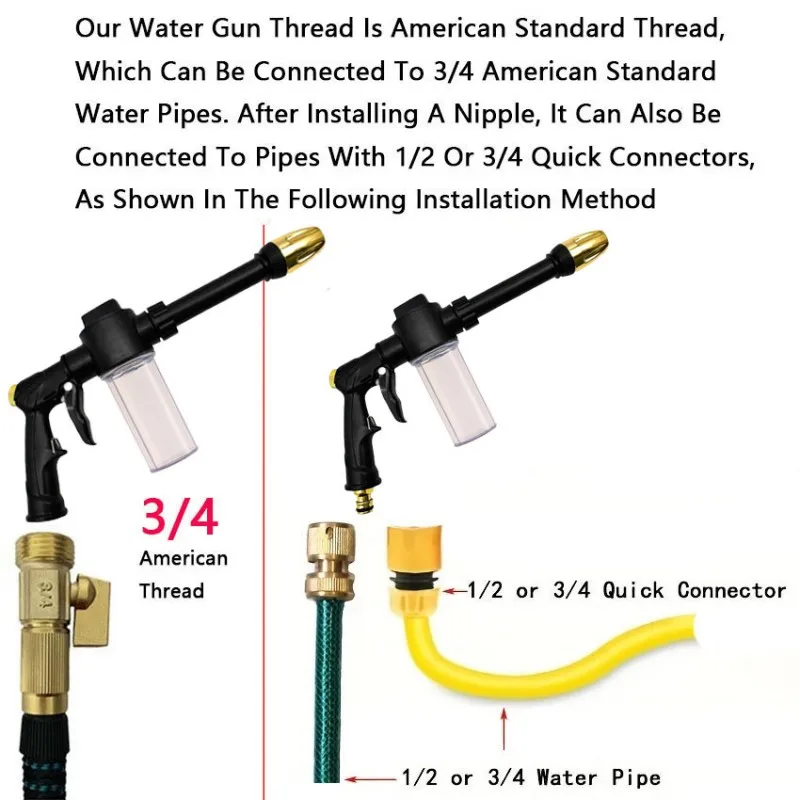 High Pressure Car Washing Wate - Gun Cleaning Rod recension och pris