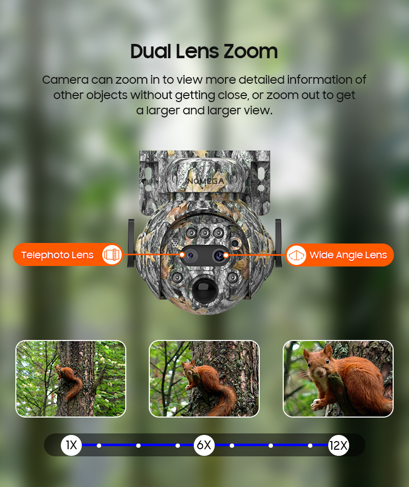 INQMEGA 12X ZOOM 4K 8MP Solar  - Outdoor Hunting Camera Wifi recension och pris