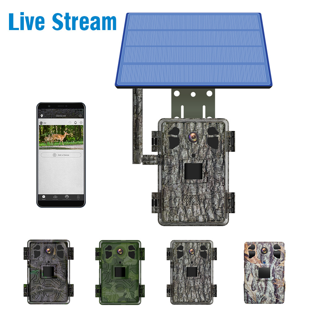 4G LTE Solar Hunting Trail Cam - Outdoor Hunting Camera Wifi recension och pris