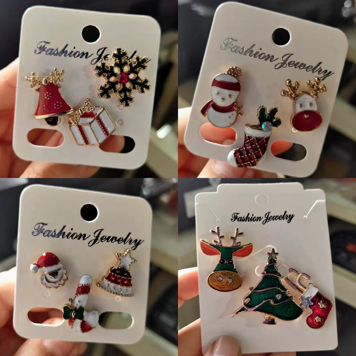 3pcs Merry Christmas Brooches  - Elk Bugle Call recension och pris