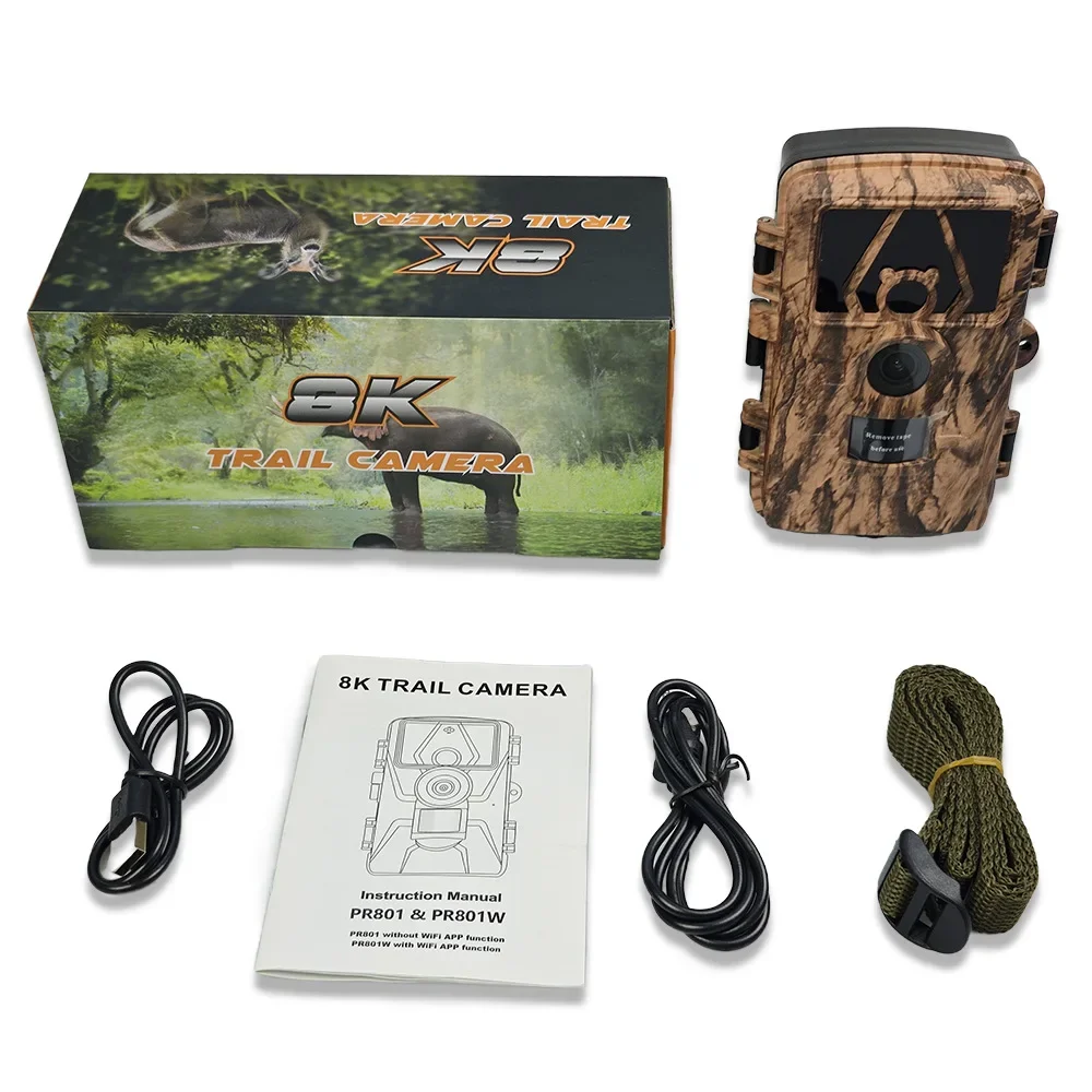 PR801W WIFI 8K 60MP Digital Tr - Outdoor Hunting Camera Wifi recension och pris