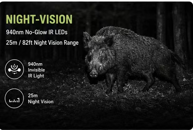 Solar Wildlife 50MP 4K Video T - Outdoor Hunting Camera Wifi recension och pris