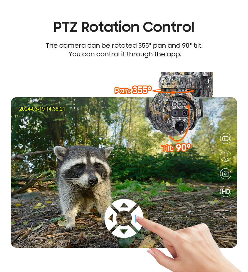 INQMEGA 4K 4G SIM Solar Securi - Outdoor Hunting Camera Wifi recension och pris