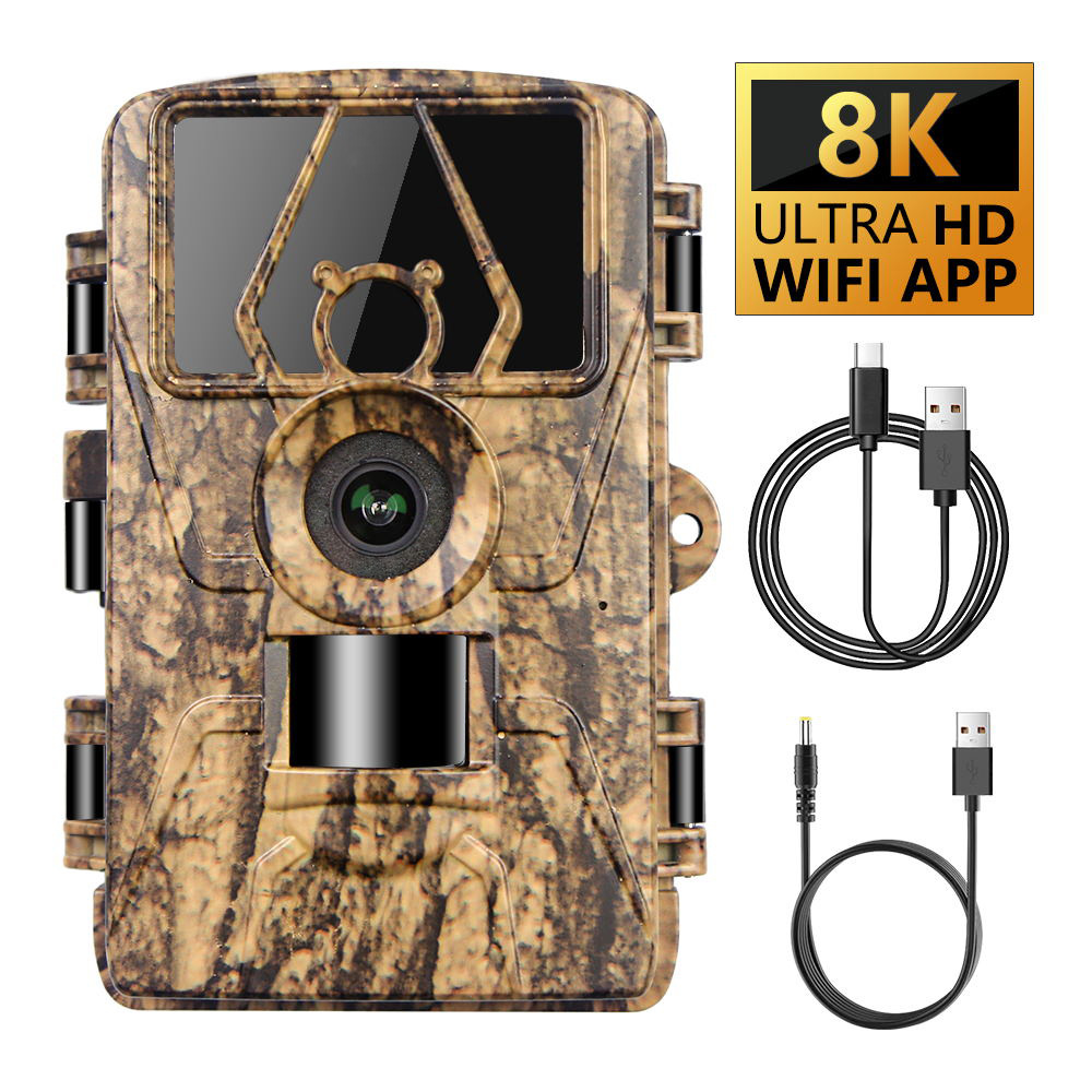 PR801W Ultra Clear 8K Video 60 - Outdoor Hunting Camera Wifi recension och pris